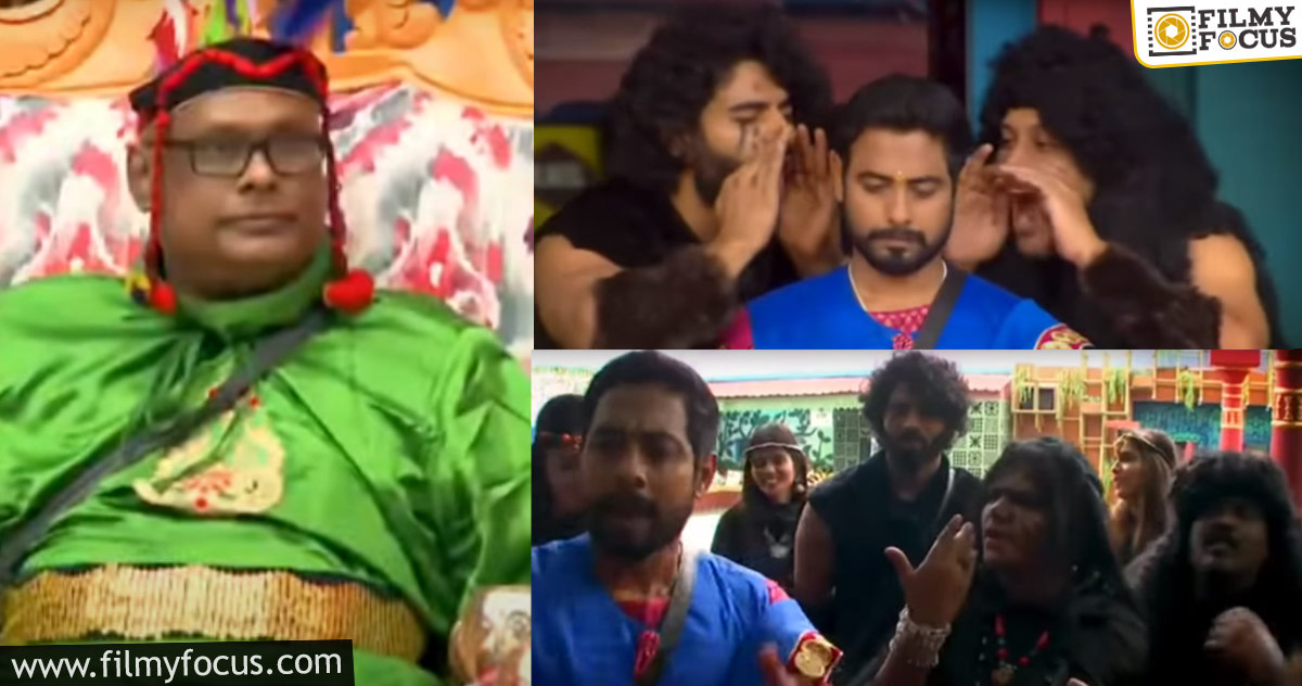 ‘பிக் பாஸ் 4’ : அரக்க குடும்பமாக மாறிய அரச குடும்பம்… ஆரி – பாலாஜி இடையே மோதல்!