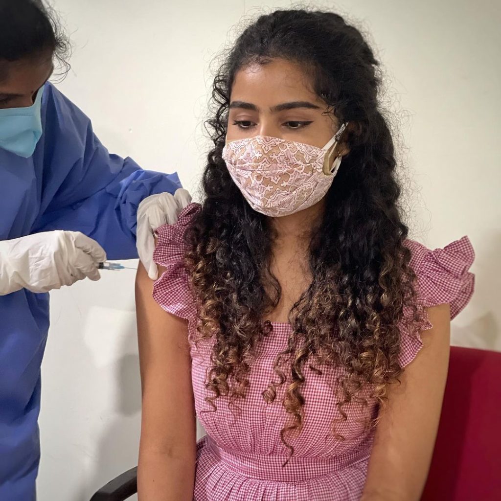 Premam Actress Anupama Takes First Dose Of Covid 19 Vaccine (2)